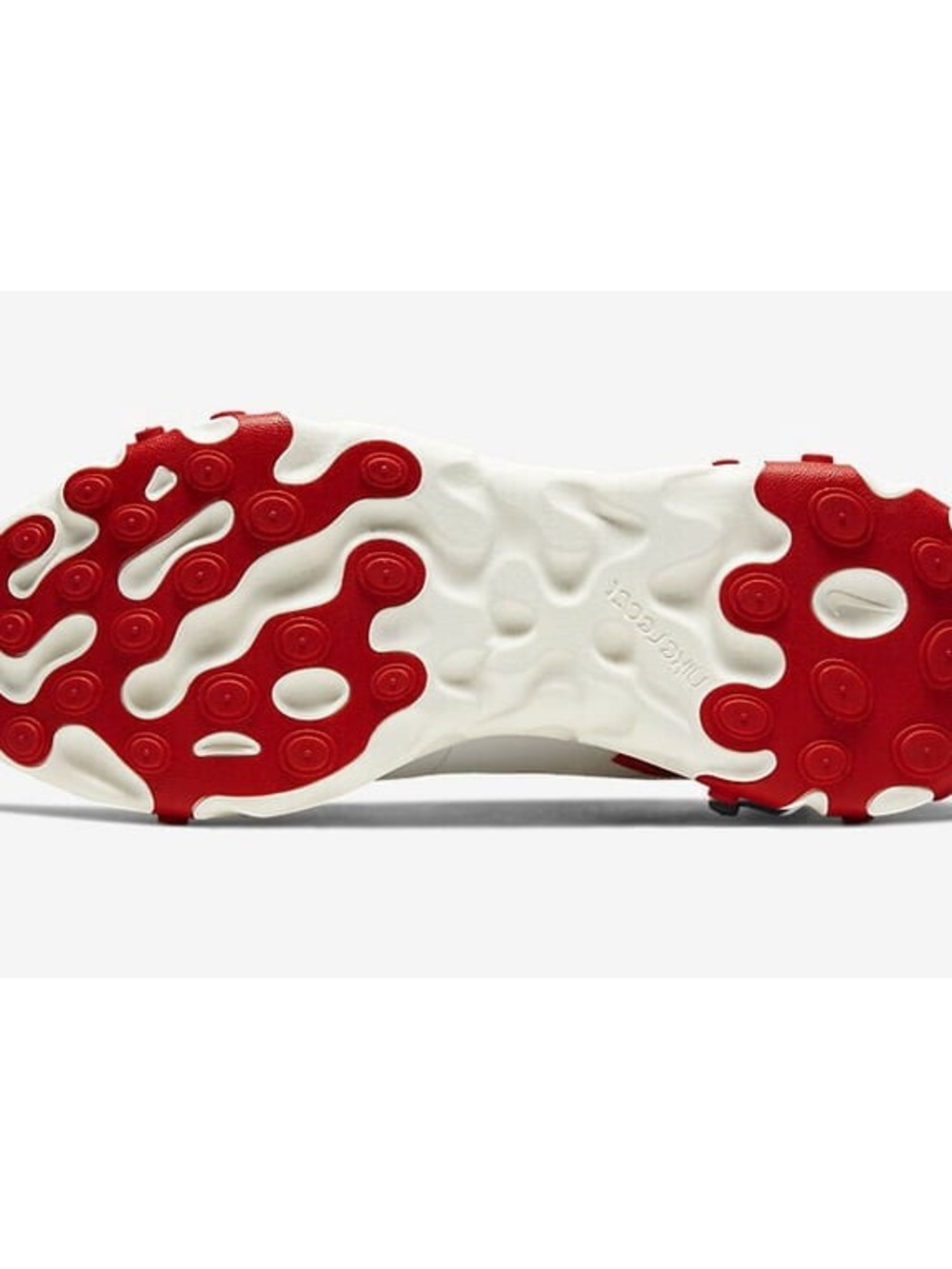 Womens React Element 55 Shoes Platinum Tint/Silver Lilac White and Red - Picture 4 of 9